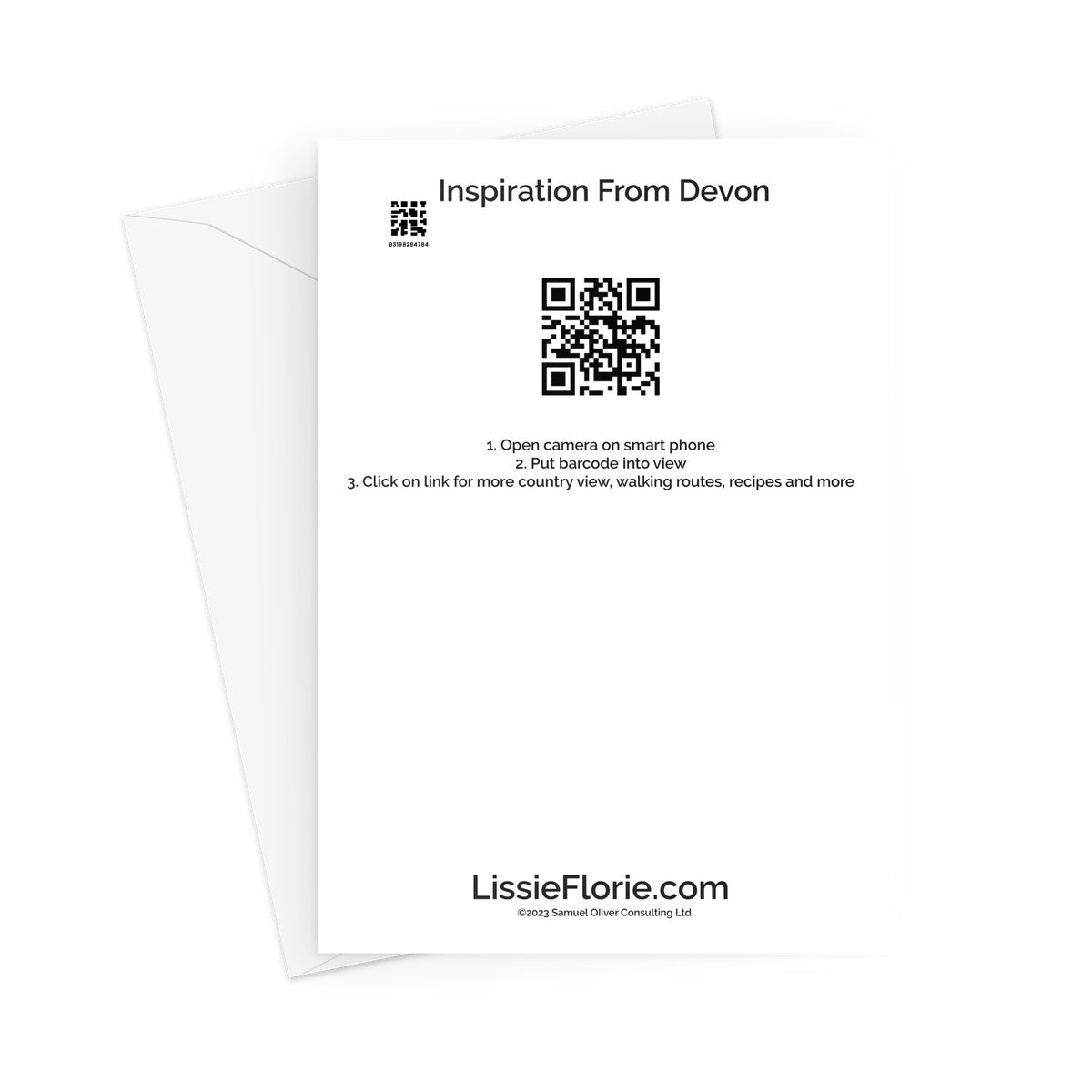 Love in a Tree, Marylebone, London Greeting Card Lissie Florie Designs